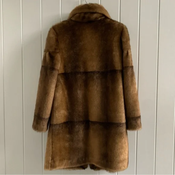 Vintage Marvin Richards New York Faux Fur Coat Size M - Picture 6 of 9